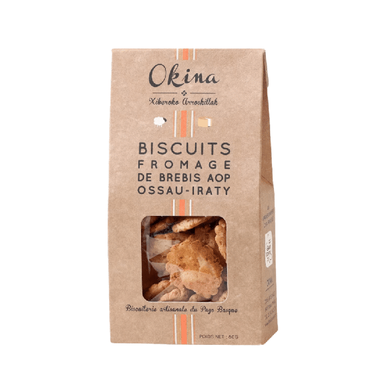 Biscuits Okina fromage de brebis Ossau-Iraty